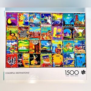 Buffalo - 1500pc Puzzle pieces - Colorful Destinations